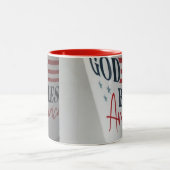 God Bless America patriotic mug (Centre)