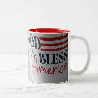 God Bless America patriottische mok