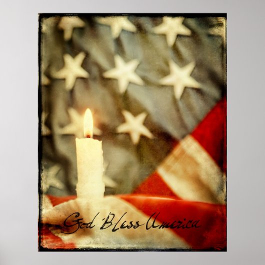 God Bless America Poster (Voorkant)