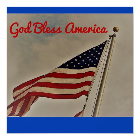 God Bless America poster Perfect Poster (Voorkant)
