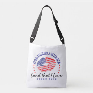 God Bless America - Schoudertas Crossbody Tas