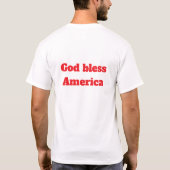 God Bless America T-shirt (Achterkant)