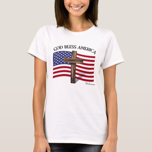 GOD BLESS AMERICA T-SHIRT (Voorkant)