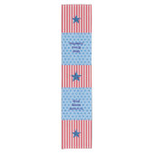 God Bless America Table Runner Korte Tafelloper (Voorkant)