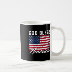 God Bless America Vlag van de VS 4 juli Patriottis Koffiemok