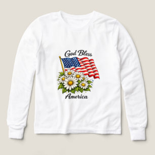 God Bless America VS-vlag en Madeliefjes Bloemschi