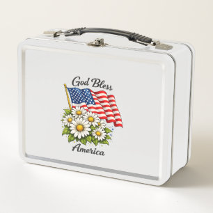 God Bless America VS-vlag en Madeliefjes Bloemschi