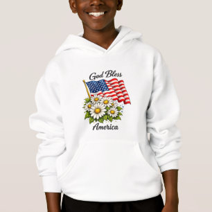 God Bless America VS-vlag en Madeliefjes Bloemstuk