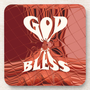 God Bless Art Print Drankjes Onderzetter