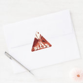 God Bless Art Print Driehoek Sticker (Envelop)