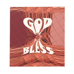 God Bless Art Print Notitieblok
