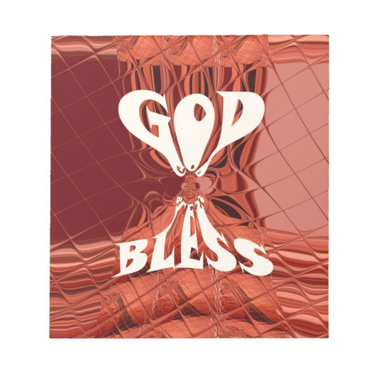God Bless Art Print Notitieblok (Voorkant)