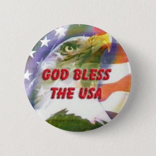God Bless de Amerikaanse Button (Voorkant)