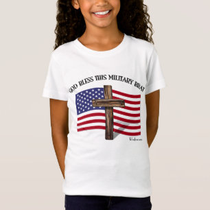 GOD BLESS DEZE MILITAIRE BRAT T-SHIRT