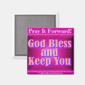 God Bless en hou je Magneet (Voorkant / Achterkant)