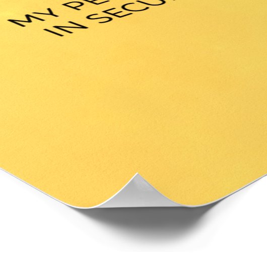 GOD BLESS ONZE THUIS POSTER (Hoek)