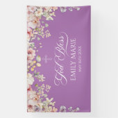 GOD BLESS Orchids purple banner backdrop  (Verticaal)