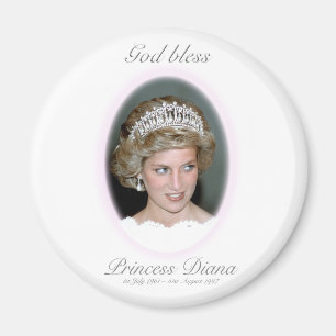 God Bless Princess Diana Magneet