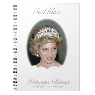 God Bless Princess Diana Notitieboek