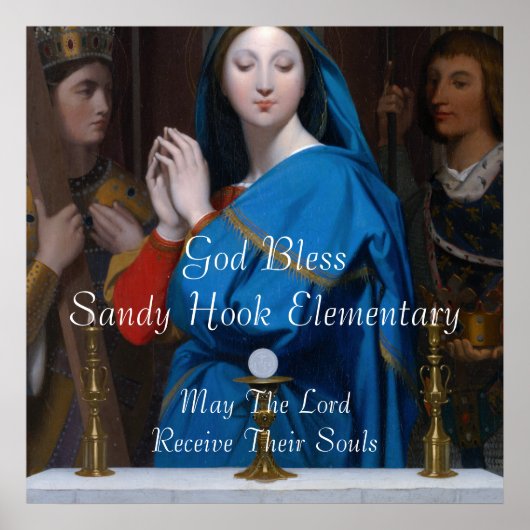 GOD BLESS SANDY HOOK ELEMENTART KAN DE LORD .... POSTER (Voorkant)