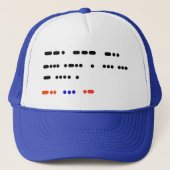 God Bless The USA Morse Code Casquette (Devant)