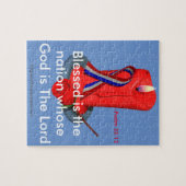 God Bless the USA Ribbon Legpuzzel (Horizontaal)