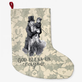 God bless us everyone Dickens Christmas Carol Grote Kerstsok