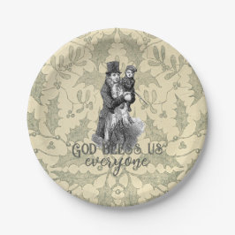 God bless us everyone Dickens Christmas Carol Papieren Bordje