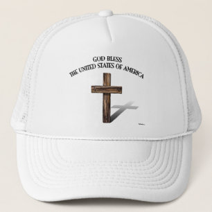 GOD BLESS VERENIGDE STATEN VAN AMERIKA, ruw doorsn Trucker Pet