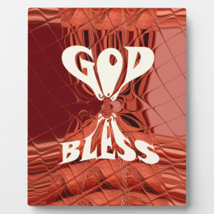 God Bless You Golden kenya Hakuna Matata Giraffe Fotoplaat