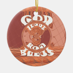 God Bless You – Spirituele print geïnspireerd op A Keramisch Ornament