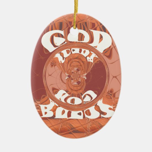 God Bless You – Spirituele print geïnspireerd op A Keramisch Ornament (Voorkant)