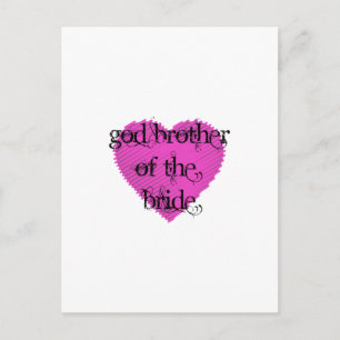 God Broeder van de Bride Briefkaart