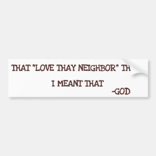 God Bumpersticker