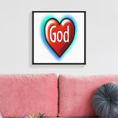 GOD CANVAS AFDRUK (Insitu (Woonkamer))