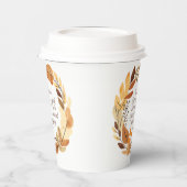 God Creëer het goede | Thanksgiving krans | Neutra Papieren Bekers (Links)