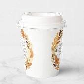 God Creëer het goede | Thanksgiving krans | Neutra Papieren Bekers (Rechts)