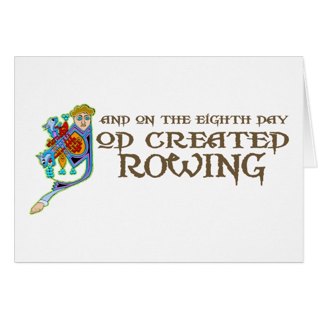 God Creëer Rowing (Voorkant Horizontaal)