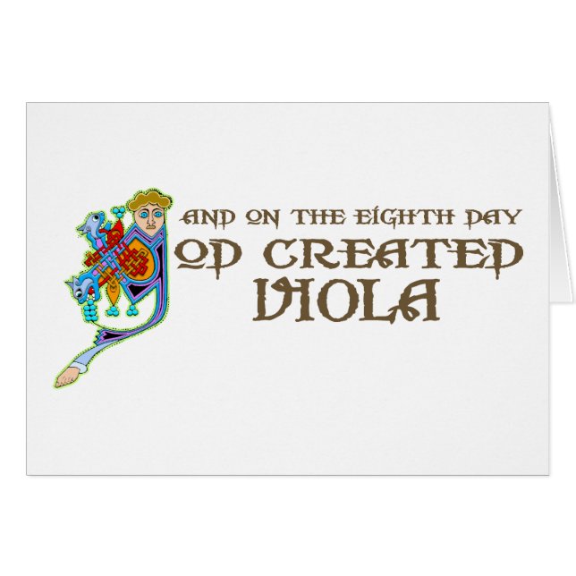 God Creëer Viola (Voorkant Horizontaal)