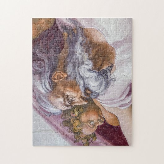 God de vader, Sistine Chapel van Michelangelo Legpuzzel (Verticaal)