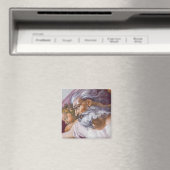 God de vader, Sistine Chapel van Michelangelo Magneet (Insitu (Vaatwasser))
