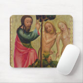 God de Vader straffen Adam en Eva Muismat (Met muis)