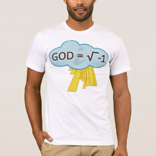 God = de vierkant Wortel van -1 Shirt