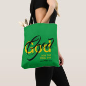 GOD EINDE SAY-scripts | Monogram | Groen Draagtas (Dichtbij)