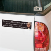 God en de Bijbel - Bumpersticker (Op Truck)