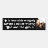 God en de Bijbel Bumpersticker (Voorkant)