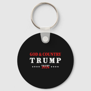 God en Land Trump 2024 God Trump Sleutelhanger
