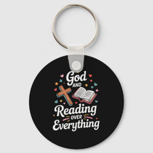 God en lezen over alles Bijbel geloof Sleutelhanger