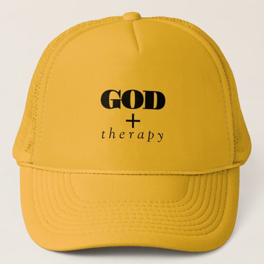 God en therapie trucker pet (Voorkant)