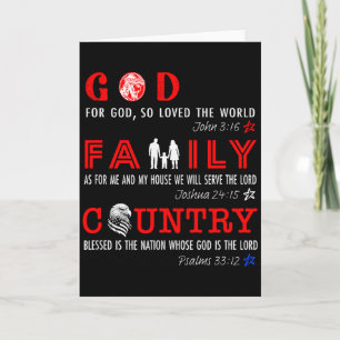 God Familie Land Kaart